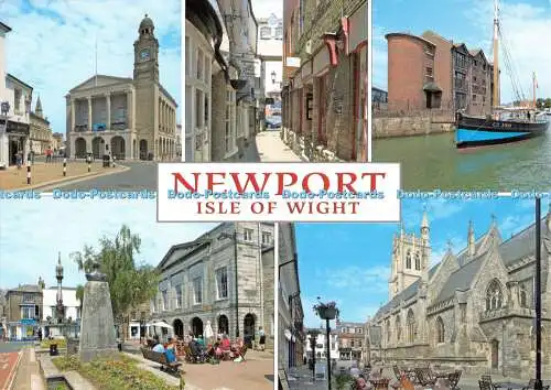 D079988 Isle of Wight. Newport. The Guildhall. Jakobsplatz. Der Kai. J. Sa