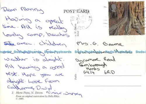 D082939 Morte Point von Woolacombe. N. Devon. Della Riley. 2000
