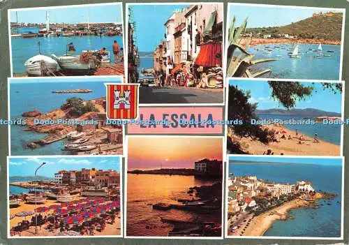 D081487 Costa Brava. La Escala. Verschiedene Aspekte. Werticrom. Nr. GE 3061 m. Mult