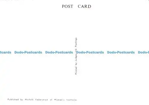 D083064 Dorfschild. Norfolk Federation of Women Institutes. Richter. Frau V. Ro