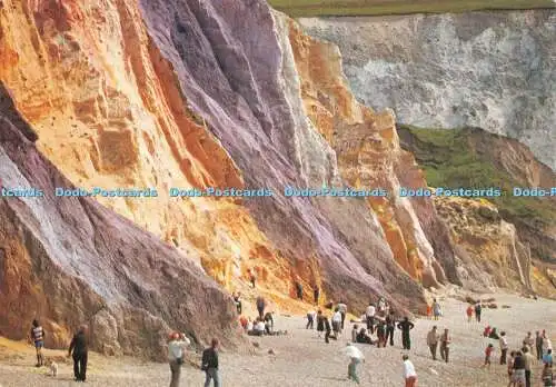 D083078 Isle of Wight. Farbiger Sand in Alum Bay. J. Arthur Dixon