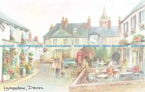 D081610 Devon. Lympstone. Stadt- und Landdrucke. S.P. und P.R. Pollentin. D