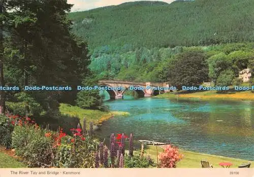 D081661 Kenmore. Der Fluss Tay und die Brücke. Whiteholme. Hagel Caledonia Produkt. 1