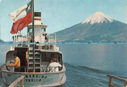 D081691 Lago Todos Los Santos y Volcan Osorno. Litografia Moderna S.A. 1970