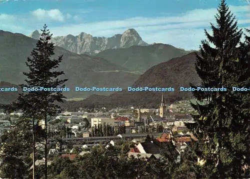 D081721 Blick über Villach. Das Tor Zum Suden. Im Hintergrund der Mangart. Hans