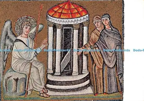 D082018 Ravenna. S. Apollinare Nuovo. Die Marien am Grab. 6. Jahrhundert