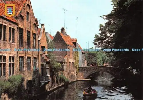 D083523 Brügge. Groene Rei. AVM. Postkarte