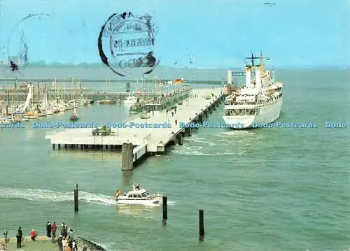 D082036 Nordseeheilbad Cuxhaven. Neue Seebaderbrücke. Otto Schulze. 1984