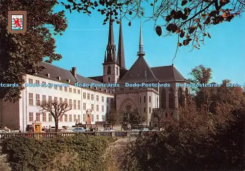 D083579 Luxemburg. Kathedrale Notre Dame. R. De Cock. Escudo de Oro