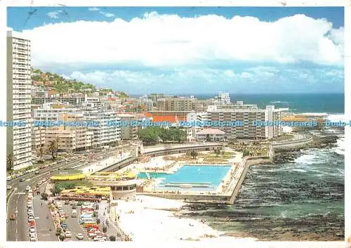 D082097 Südafrika. Kapstadt. Sea Point direkt am Strand. Protea Farbdrucke. V.