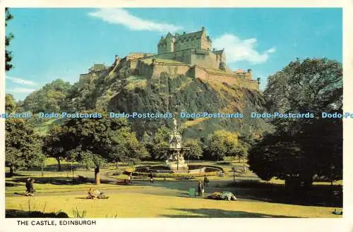 D083737 Edinburgh. Das Schloss. J. B. Weiß. Colourmaster