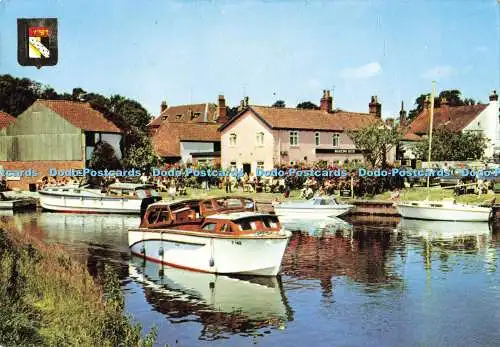 D179774 Coltishall. Norfolk Broads. The River Bure. Don Zubehör. Fisa. D.W.Fl