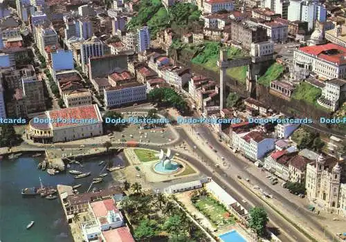D179898 Salvador. Luftaufnahme des Stadtzentrums. Parana Cart