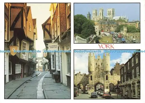 D179970 York. The Shambles. Micklegate Bar. Münster von City Walls. Richter. C 1