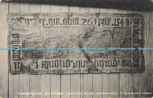 R202576 Grabstein von Robert Gordon Young Lochinvaar in der Glenluce Abbey A R und S