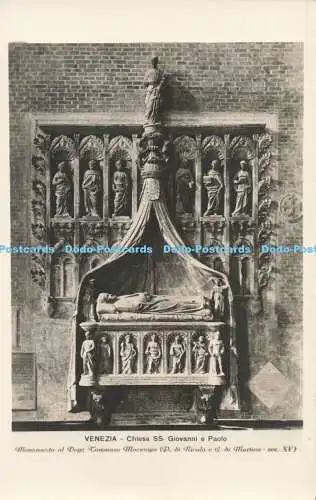 R199566 Venezia Chiesa SS Giovanni e Paolo Monumento al Doge Tommaso Mocenigo P