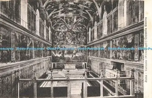 R202644 Roma Vaticano Michelangelo Cappella Sistina 50709 Fotografia Anderson