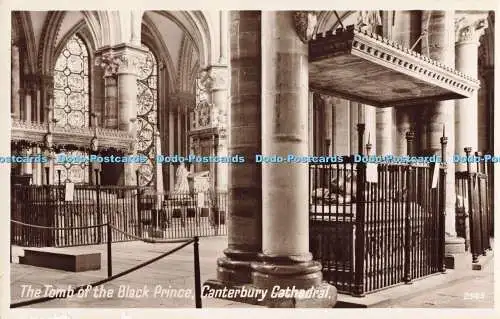 R202649 The Tomb of the Black Prince Canterbury Cathedral 2565 English Series Pr