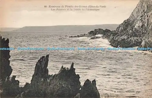 R198325 40 Environs de Plestin les Greves Cotes du Nord Les Falaises et la Point