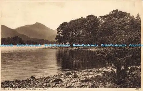 R202658 Keswick Derwentwater Broomhill Point L5886 Photochrom 1952