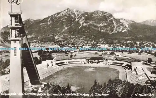 R197016 Olympia Skistadion gegen Garmisch Partenkirchen u Kramer H Huber 873 Nr