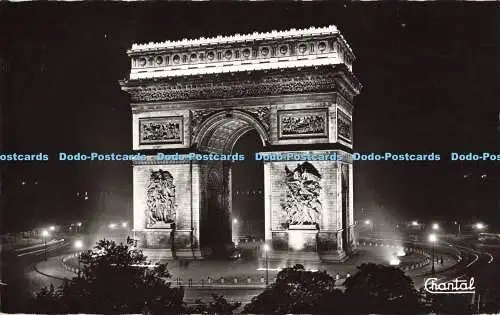 R202707 53 Chantal Paris La Place de lEtoile illuminee 1964