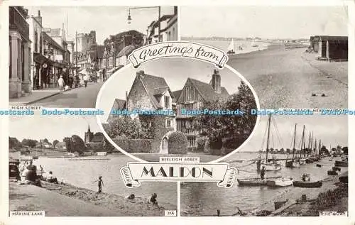 R201185 Greetings from Maldon 1952 Multi View