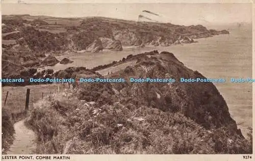 R201215 Lester Point Combe Martin 9274 Solograph Series De Luxe Photogravure E A