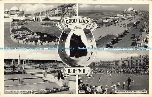 R201221 Good Luck from Rhyl 1958 Multi View