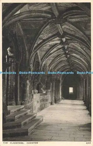 R202854 The Cloisters Chester 4268 Salmon Gravure Style
