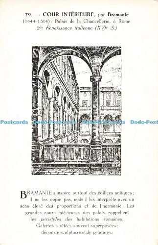 R202861 79 Cour Interieure par Bramante 1444 1514 Palais de la Chancellerie a Ro