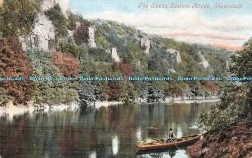 R199916 The Seven Sisters Rocks Monmouth Valentines Series 1904