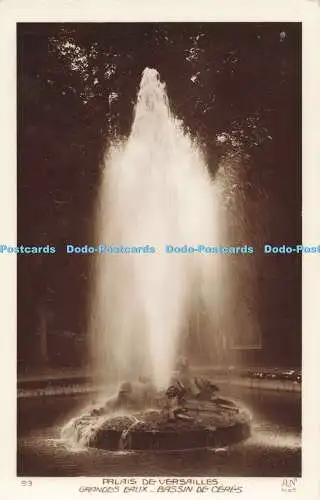 R202998 93 Palais de Versailles Grandes Eaux Bassin de Ceres A N Made in France