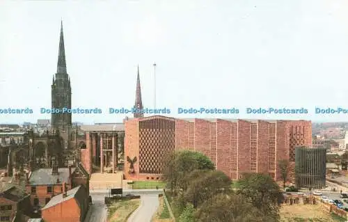 R199967 Coventry Cathedral P W and L Thompson Cotman Color Jarrold