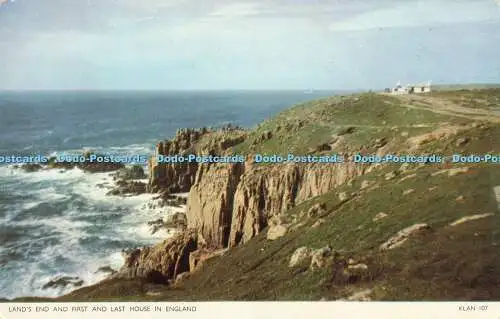 R200026 Lands End and First and Last House in England Cotman Color Jarrold