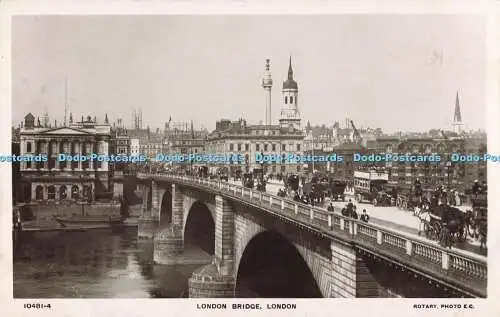 R200107 10481 4 London Bridge London Rotary Photo 1911