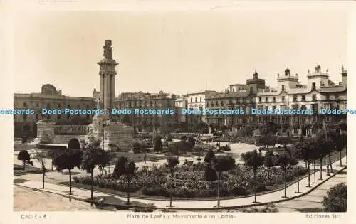 R200115 Cadiz 6 Plaza de Epana y Monumento a las Cortes Ediciones Sur