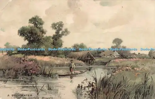 R201653 A Backwater on the Norfolk Broads Meissner and Buch 1904