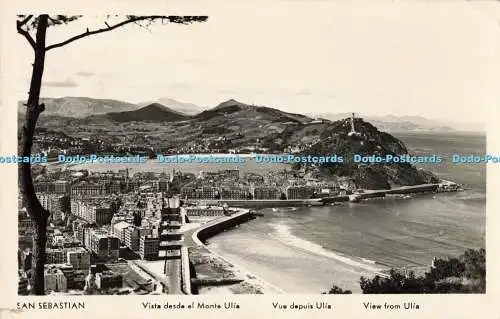 R200134 San Sebastian Vista desde el Monte Ulia Blick vom Ulia Manipel Tro No 1