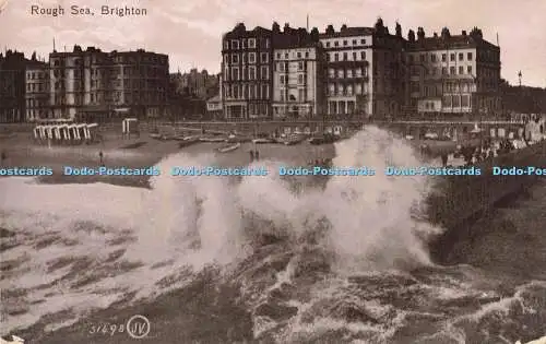 R201665 Rough Sea Brighton 51498 The Brighton Palace Series No 300 1913