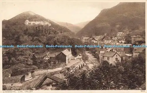 R201696 Lynmouth Lyn Valley 8223 Photochrom