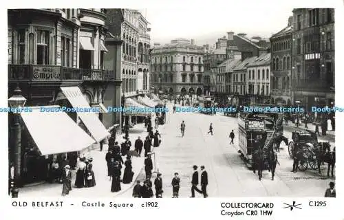 R203354 Old Belfast Castle Square um 1902 Sammlerkarte
