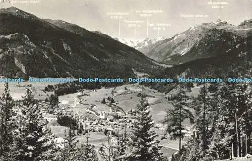 R200292 Steinach am Brenner Blick ins Gschnitztal Berg und Schilifte Tirol KTV C