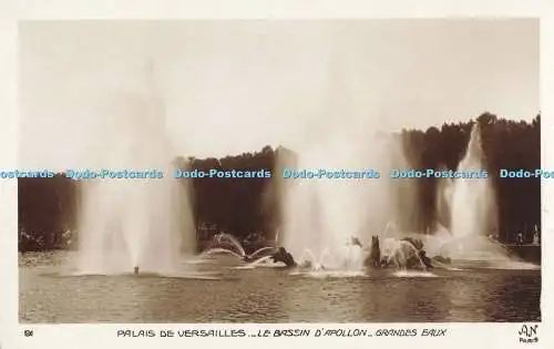 R0365 91 Palais de Versailles Le Bassin d Apollon Grandes Bay A N Paris