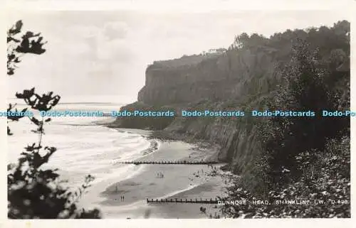 R201918 Dunnose Head Shanklin I W D 490 The Bay Series RP Dean 1949