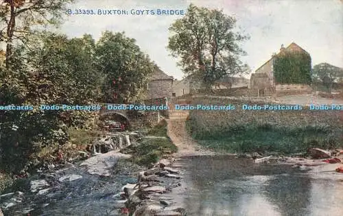 R201954 B 33393 Buxton Goyts Bridge Celesque Series Photochrom 1912