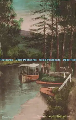 R202057 Elmer Keene On the Canal Llangollen Dennis Series No 160 Coloured Bromid