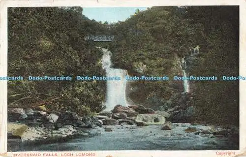 R202066 Inversnaid Falls Loch Lomond 1907