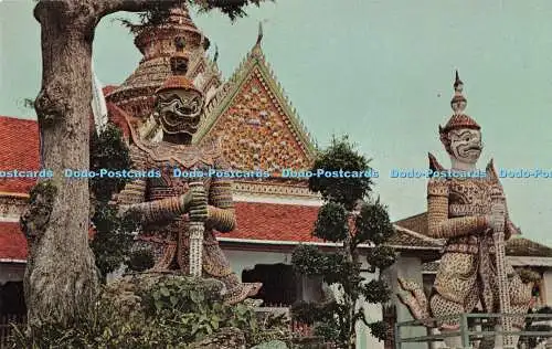 R200574 Japan Air Lines The Temple of Dawn Bangkok Thailand Wings of the New Jap