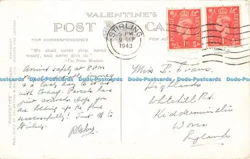 R203695 Sammelstein Sheriff Muir and Ochill Hills Dunblane A 5254 Valentines